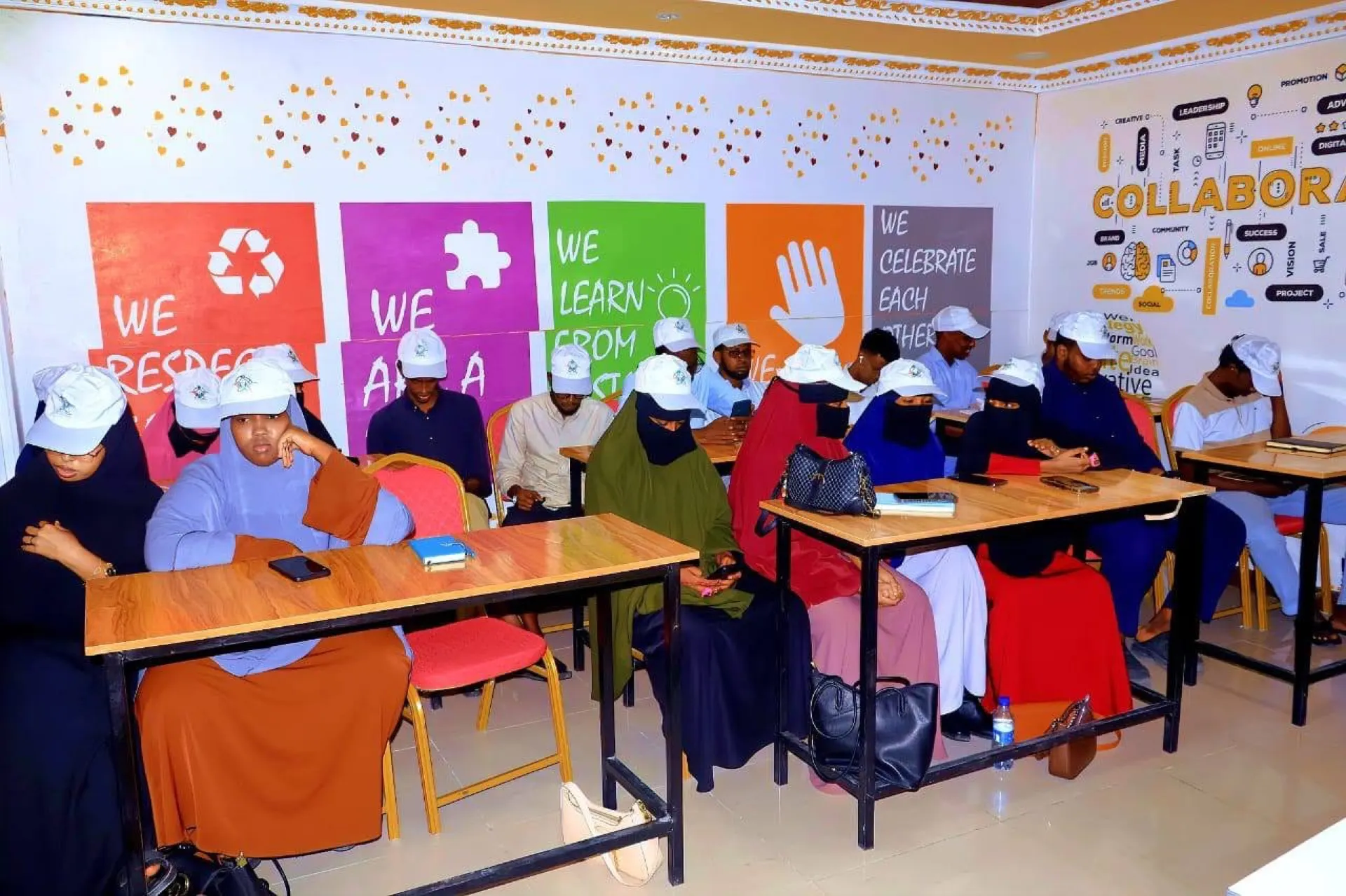 Youth cohort in a session at IDEA's Innovation Hub